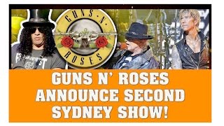 Guns N' Roses News  GNR Announces Second Sydney, Australia Show!