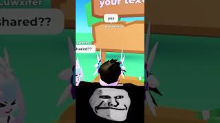 I NUKED!? My Subscribers In Pls Donate..💀💰(Trollface meme) #shorts #roblox #plsdonate