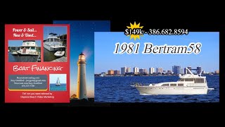 1981 Bertram 58 MotorYacht - $149K as of 24 May 2021