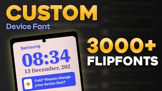 How to Apply Custom Device Font (3000+ Fonts) - Samsung