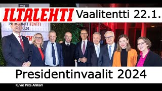 Iltalehti vaalitentti 22.1. | Presidentinvaalit 2024