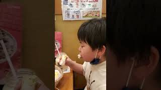 六歳児　コメダ珈琲　モーニングBは鉄板！　食べ尽くしてみた【KEITV】