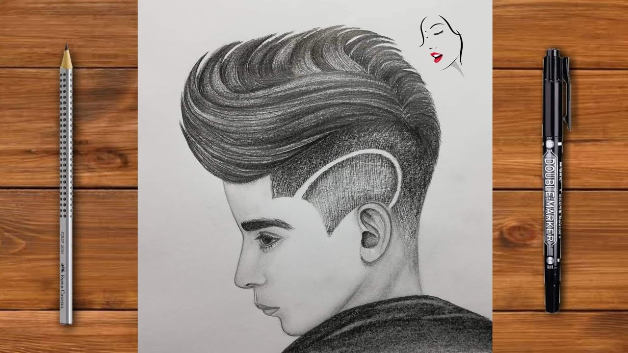 Draw Hairstyles Boy With Short Faded Sides And Longer Spiky Hair These Draw Hairstyles Boy With Short Faded Sides And Longer Spiky Hair These