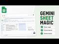 How to Use Gemini for AI Powered Fill in Google Sheets Step by Step