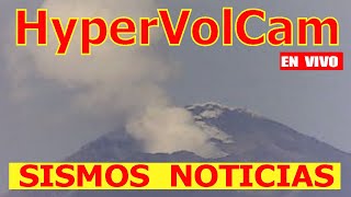 Volcan Popocatépetl en vivo con la HyperVolcam  noticias de sismos tormentas solares Hyper333