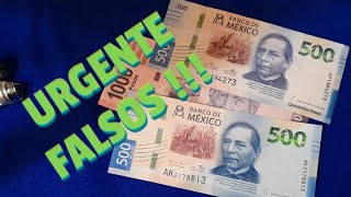 URGENTE ADVERTENCIA BILLETES FALSOS