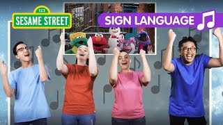 Sesame Street: Deck the Street Song in American Sign Language (ASL)