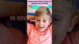 Diana And Roma Learn To Share Each Other | Kids Highlights #shorts