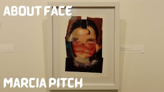 portrait paper collages by Marcia Pitch at The Cultch Gallery explores identity and the grotesque