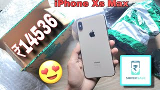 iPhone xs max only at ₹14536 on cashify supersale | Unboxing 🥰😘😍