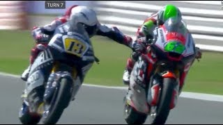Video Extra: Rider pulls rival's brake at 130 mph