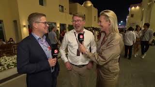 Viaplay F1 Abu Dhabi 2023: Mervi Kallio korjaa Mika Häkkisen sanontaa
