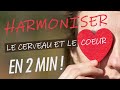 HARMONISER LE COEUR ET LE CERVEAU EN 2 MIN !