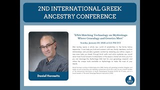 "MyHeritage DNA matching technology: Where genealogy & genetics meet" by Daniel Horowitz (1/30/2022)