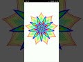 making a beautiful design using python | Turtle with Colorsys Library #shorts #python ✨