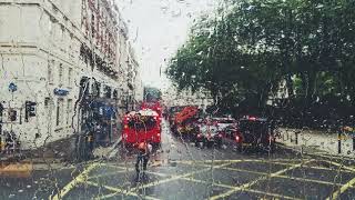 Incredible Rolling Thunder And Soft Rain | London Street in The Rain