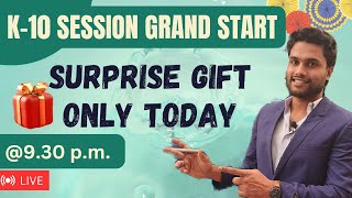 K10 SESSION - GRAND START WITH SURPRISE GIFT | PERCENTAGE - PRELIMS & MAINS  | CLASS - 01 | KANEESH