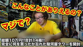 【駿河屋タワー】【開封動画】総額10万円 14箱 中編 こんなことがありえるの? 何を買ったか忘れた 激レアゲームソフトお宝発見 レアソフト 【ゲーム芸人フジタ】【開封芸人】【福袋芸人】【駿河屋芸人】