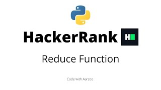 Reduce Function || HackerRank Solution