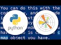 Getting individual colors from a color map in matplotlib