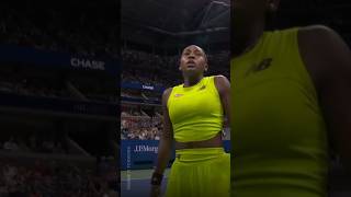 #CocoGauff sets the record straight with Chair Umpire during her US Open match ❕#tennis #usopen