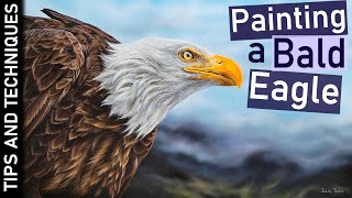 How to paint a Bald Eagle | Acrylic painting tips