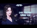 [ASMR] [ROLEPLAY] dom teacher teases you (binaural/F4A)