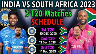 India vs South Africa Series Schedule 2023 | India Next Series | Ind vs Sa T20 Series 2023 Schedule