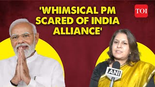 Supriya Shrinate says ‘PM Modi whimsical, scared of INDIA Alliance’ | G20 Dinner Invite Row
