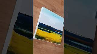 #shorts #youtubeshorts #Abstract #Acrylic #landscape / how to paint simple landscape