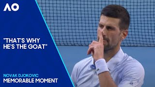 Novak Djokovic's CRAZY Volley from the Baseline! | Australian Open 2024