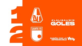 Tolima vs. Santa Fe (goles) | Liga BetPlay 2024-1 | Cuadrangulares - Fecha 6