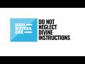 DO NOT NEGLECT DIVINE INSTRUCTIONS || BY REV OB