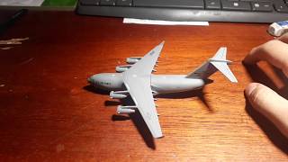 [ #17 ] Unboxing GeminiMacs 1:400 Boeing C-17 Globemaster III model.