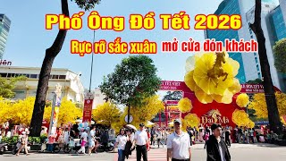 Phố Ông Đồ Nhà Văn Hoá Thanh Niên Tết 2026 Chính Thức Mở Cửa Đón khách đến tham quan