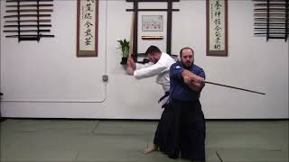 Shiho Nage With Sword | American Yoshinkan Aiki Jujutsu