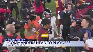 'This is everything I dreamed of': Football fans react to Commanders' playoff return