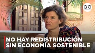 "No hay redistribución sin economía sostenible": Mariana Mazzucato en Noticias RCN