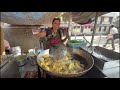 sheetal didi making famous kolhapuri mirchi pakoda street food india