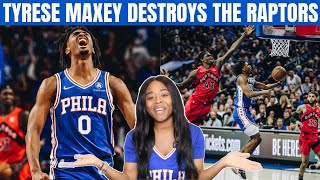 TYRESE MAXEY 38 POINTS | PHILADELPHIA 76ERS TAKE GAME 1 AGAINST TORONTO RAPTORS | SCOTTIE BARNES