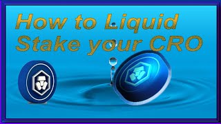 How to liquid stake your CRO!!!!