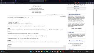 Sort Zero || Code Forces Solution || Round - 813 DIV - 2