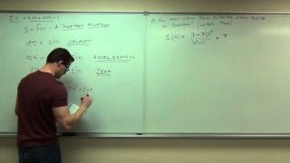 Calculus 1 Lecture 2.4:  Applications of the Derivative