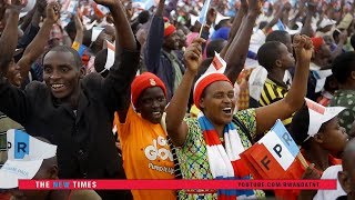 #RwandaDecides - Campaign - DAY 18 - Thousands welcome Kagame in Gicumbi