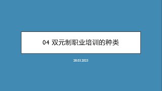 04 德国Ausbildung双元制系统介绍之培训分类 珍惜生命 远离中介｜DIY来德国｜润学