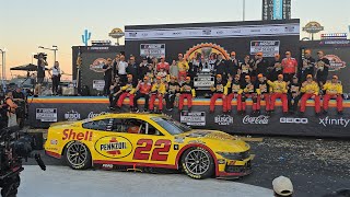 Joey Logano 3rd NASCAR Cup win Phoenix Raceway Victory Lane 11-10-24