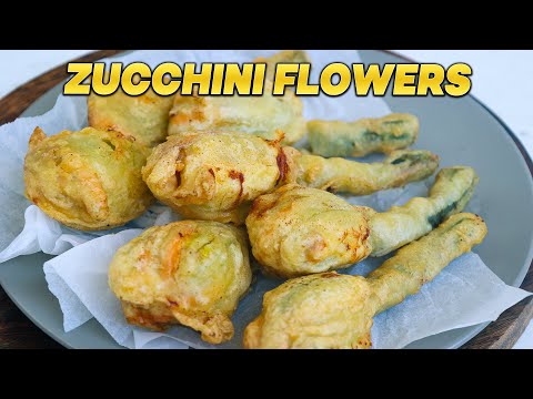 Stuffed Zucchini Flowers with Feta and Capers – Chef's Pencil