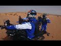 on roule avec stéphane peterhansel et pol tarrés au guidon d une yamaha t7 gytr