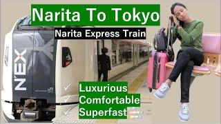 Narita Airport To Tokyo | Nex | Narita Express Train |  #tokyo #japan #flight #viral