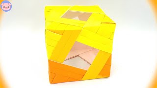 [종이접기] 안이 훤히 보이는 큐브~ origami cube